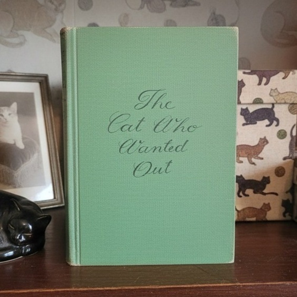 The Cat Who Wanted Out by Tay Hohoff, 1959 Vintage Hardcover, Ex-Library Book